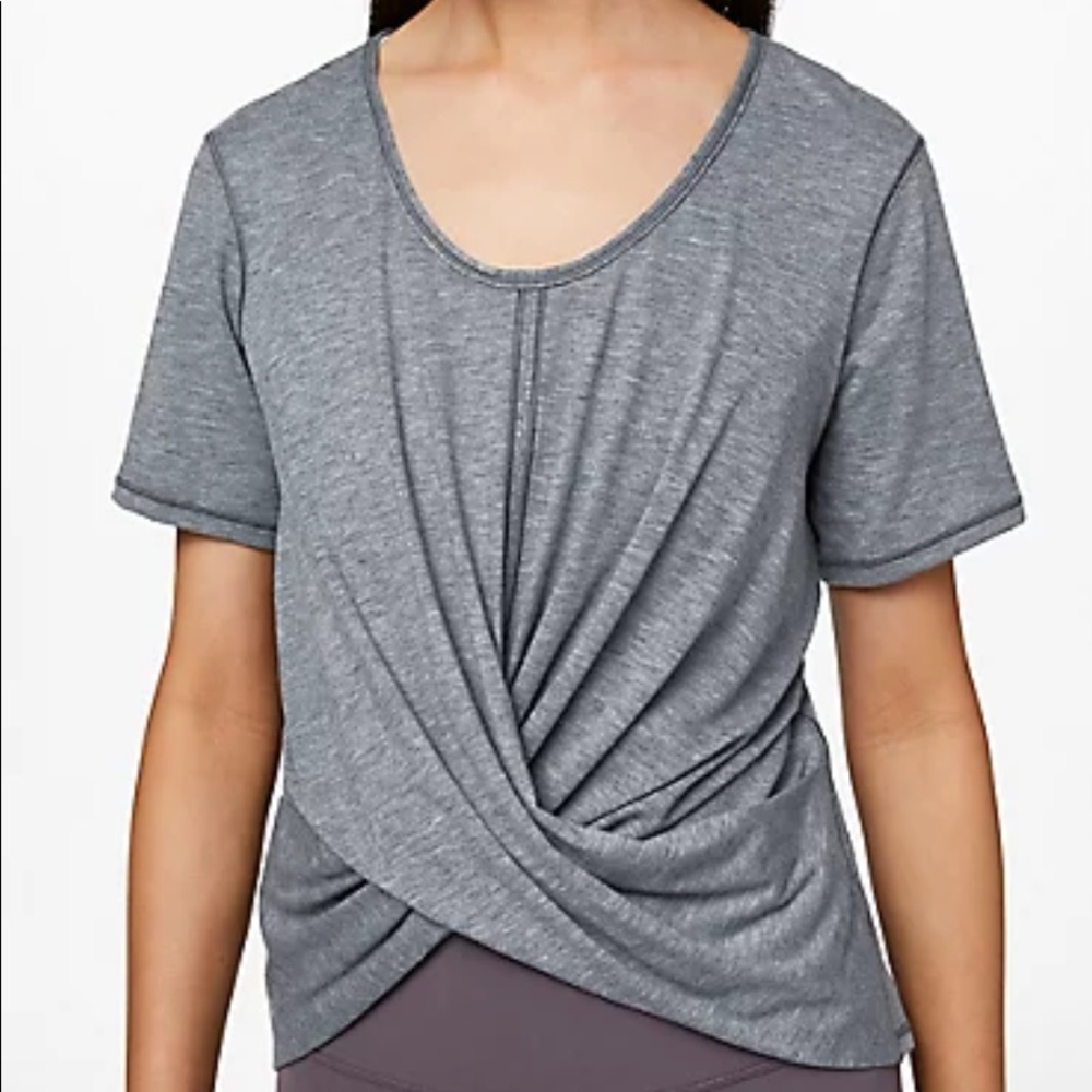 Lululemon Twist Front Short Sleeve Tee
